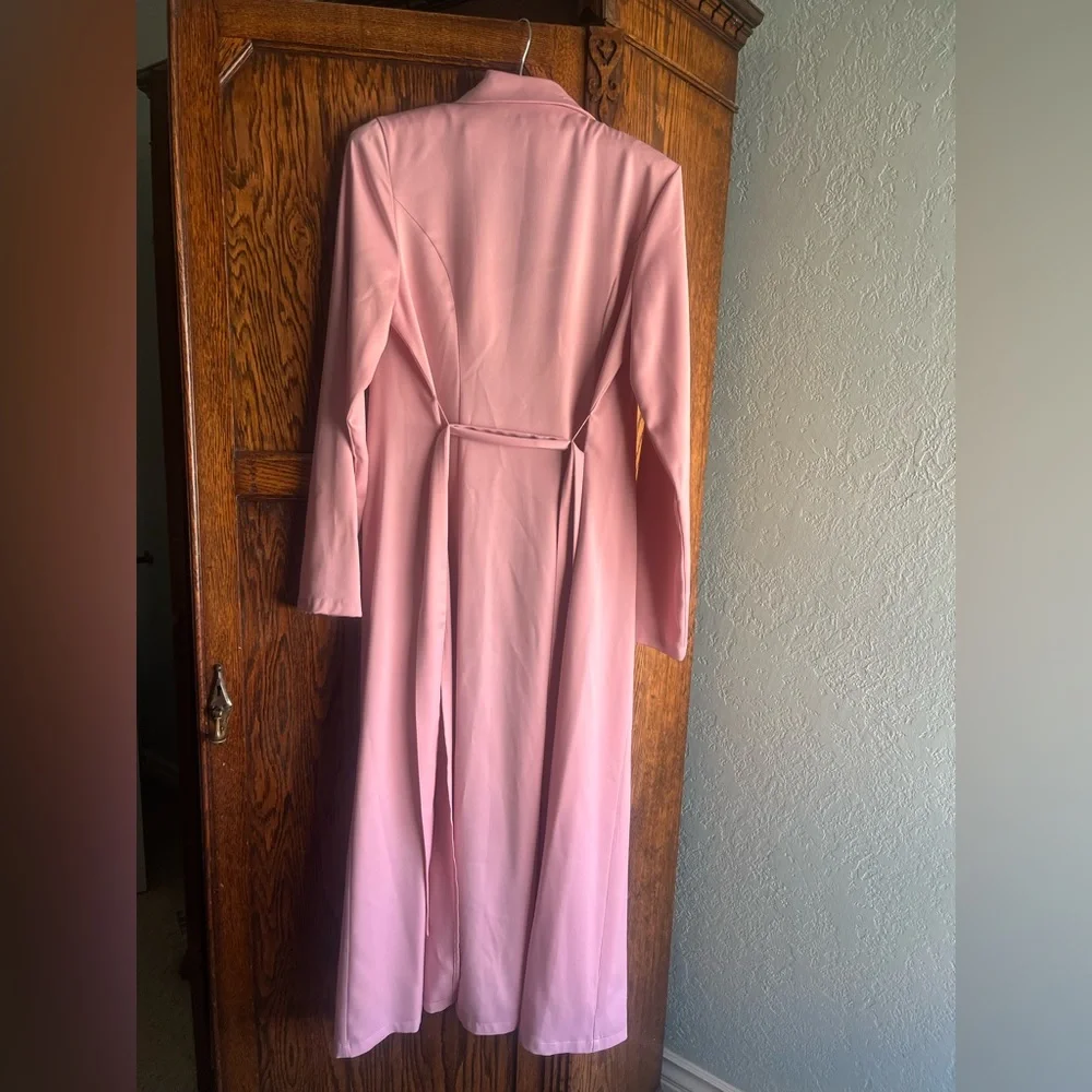 By the way duster jacket dusty rose pink small - Picture 4 of 5